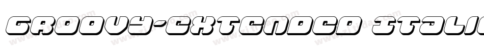 Groovy-Extended Italic字体转换